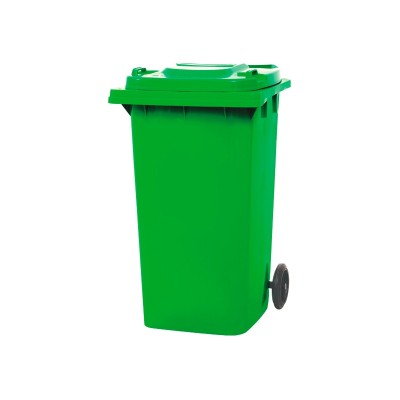 Contenedor de basura verde 360L