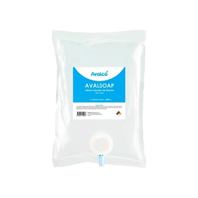 Bolsa Desechable de Jabón de Manos con Glicerina Avalsoap 1000 ml