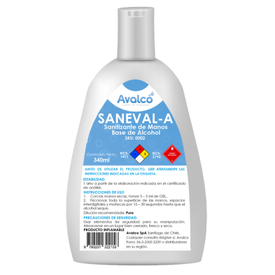 Alcohol gel  Saneval-A  350ml