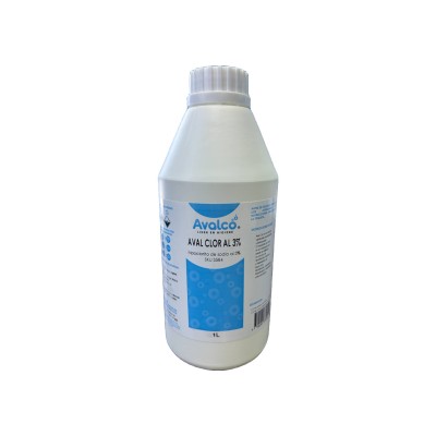 ? Aval Clor Hipoclorito de Sodio 3% 1 Litro | Desinfección y limpieza efectiva ✨