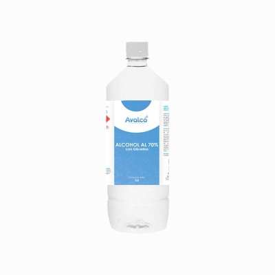 ? Alcohol al 70% con Glicerina 1L | Limpieza eficaz y suave para tus manos ?