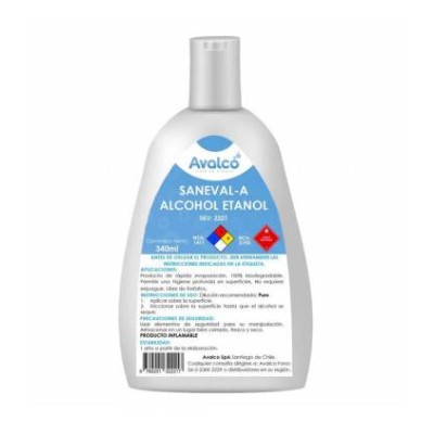 ? Saneval-A Alcohol Gel 70% 340 ml | Higiene rápida para tus manos ?
